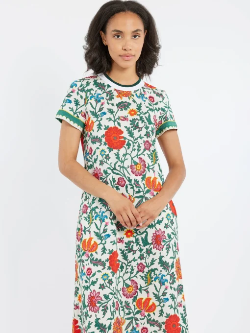 Outlet - Sporty Swing Dress in Dragonflower Mini Women Overalls & Jumpsuits | Dresses