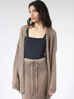 Hot - Big Net Cardigan in Women Tops & Blouses | Knitwear