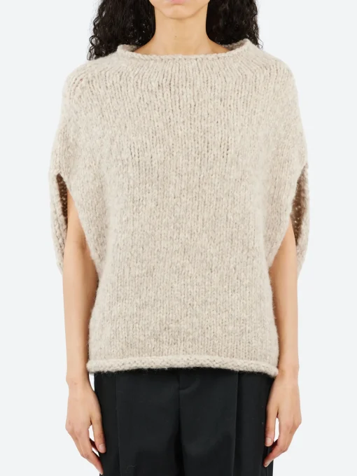 Discount - Handknit Shoulder Shell in Women Tops & Blouses | Knitwear