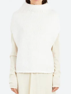 Fashion - Handknit Shoulder Shell in Women Tops & Blouses | Knitwear