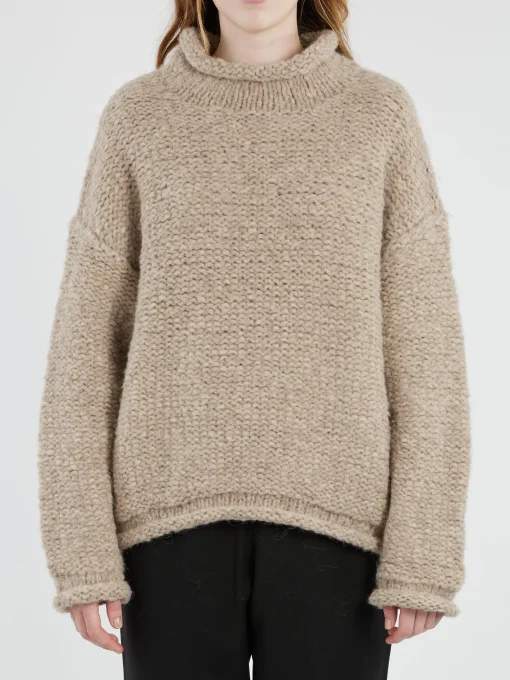 Clearance - Handknit Purl Rollneck in Women Tops & Blouses | Knitwear