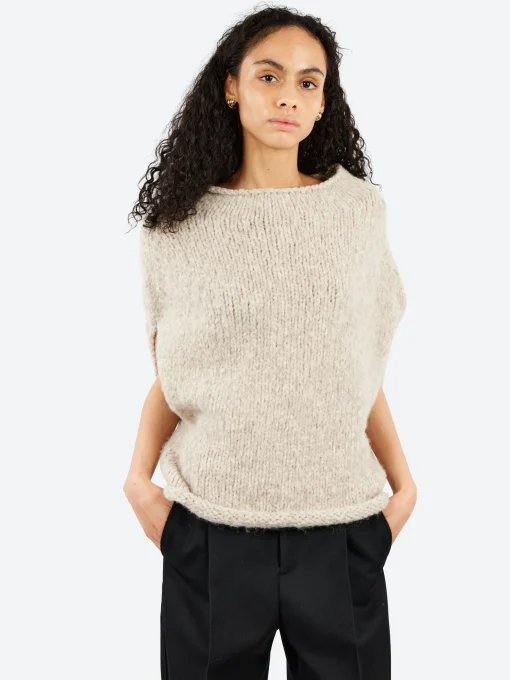 Discount - Handknit Shoulder Shell in Women Tops & Blouses | Knitwear