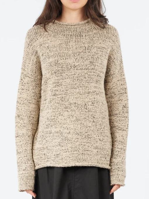 Discount - Marl Rollneck in Sisal Marl Women Tops & Blouses | Knitwear