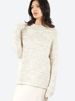 Hot - Marl Rollneck in Raw White Women Tops & Blouses | Knitwear