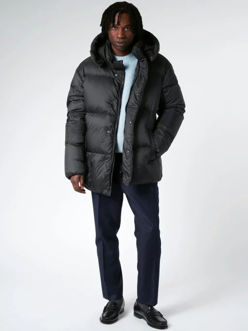 Outlet - Meo Down Puffer in Black Outerwear