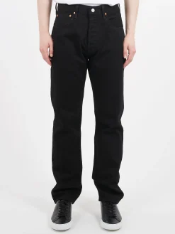 Online - 501 93 Straight in Punk Rock (Black) Pants | Denim