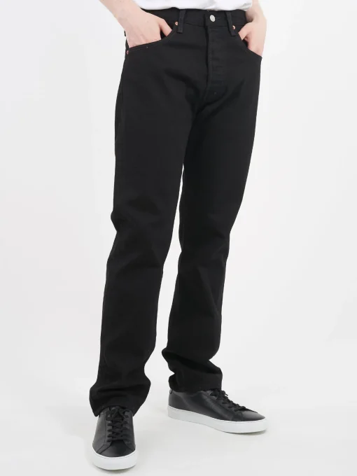 Online - 501 93 Straight in Punk Rock (Black) Pants | Denim