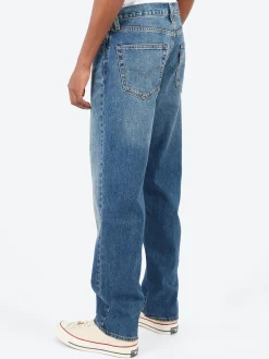 Sale - 568 Loose Straight Jeans in Aisle Seat (Dark Wash) Pants | Denim