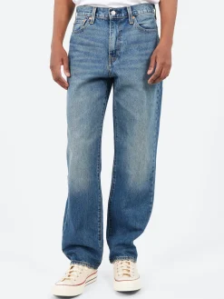Sale - 568 Loose Straight Jeans in Aisle Seat (Dark Wash) Pants | Denim