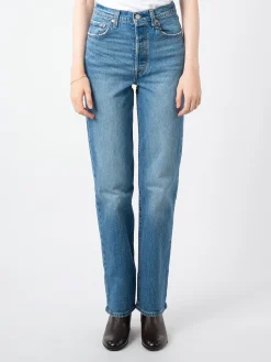 Clearance - Ribcage Full Length Jeans in Dance Around Women Pants | Overalls & Jumpsuits