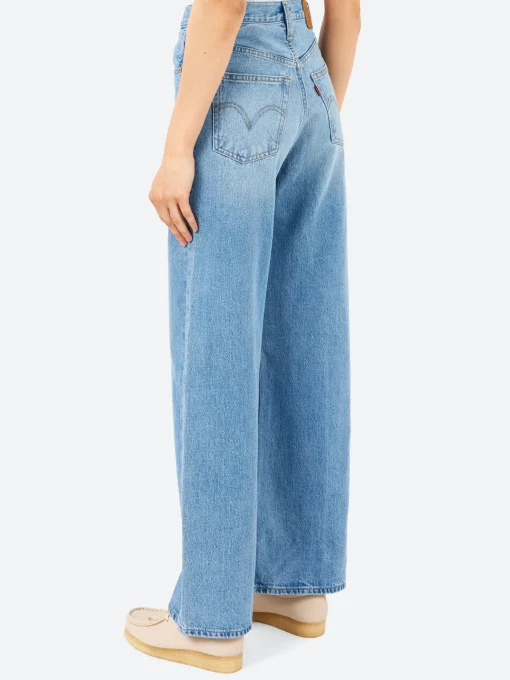 Best - Ribcage Wide Leg in Not The Same (Medium Wash) Women Pants | Denim