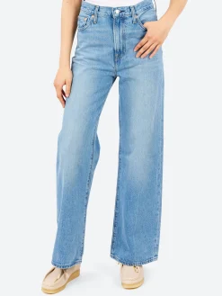 Best - Ribcage Wide Leg in Not The Same (Medium Wash) Women Pants | Denim