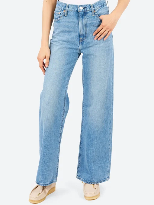 Best - Ribcage Wide Leg in Not The Same (Medium Wash) Women Pants | Denim