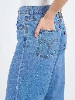 Discount - Ribcage Wide Leg in Splash Zone (Medium Wash) Women Pants | Overalls & Jumpsuits