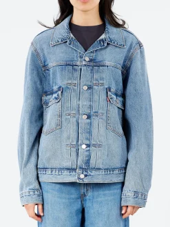 Best - Type II Trucker Jacket in Blue Sky Women Outerwear | Outerwear