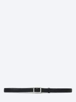Online - Georgia Wide Belt in Black/Silver Women Belts | Belts