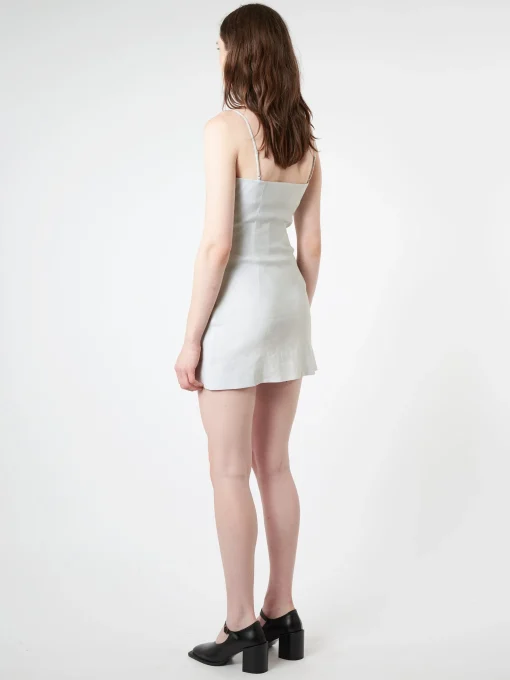 Clearance Linen Blend Strap Dress Women Dresses