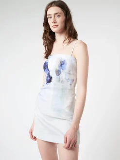 Clearance Linen Blend Strap Dress Women Dresses