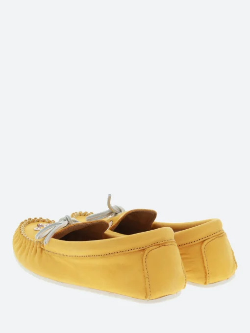 Clearance Manitobah Mukluk - Kayak Moccasin in Amber Yellow Women Shoes | Overalls & Jumpsuits