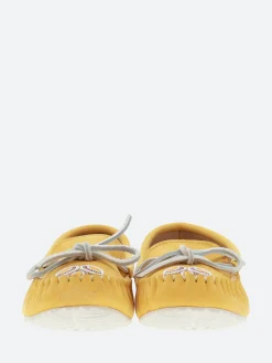 Clearance Manitobah Mukluk - Kayak Moccasin in Amber Yellow Women Shoes | Overalls & Jumpsuits