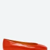 Online - Allegra Ballet Flats in Orange Seta Women Shoes