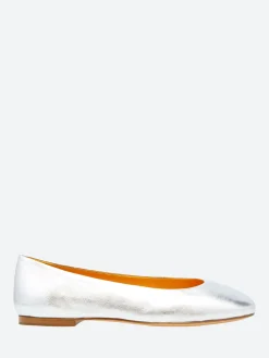 Online - Allegra Ballet Flats in Silver Luce Women Shoes