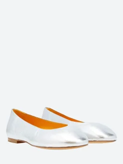 Online - Allegra Ballet Flats in Silver Luce Women Shoes