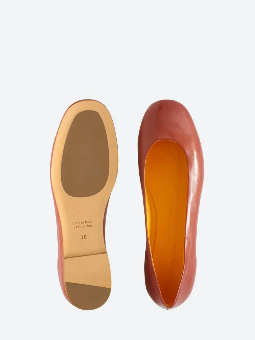 Sale - Allegra Ballet Flats in Rose Seta Women Shoes