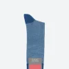 Outlet Marcoliani - Birdseye Socks in Ocean Socks