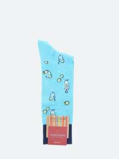 Outlet Marcoliani - Gin Tonic Socks in Turquoise Socks