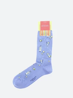 Hot Marcoliani - Gin Tonic Socks in Cruise Blue Socks