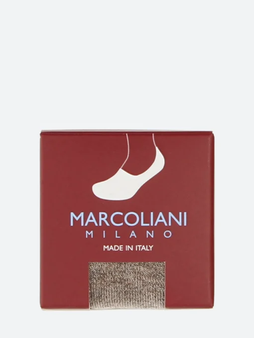 Hot Marcoliani - Invisible Touch in Chino Beige Marl Socks