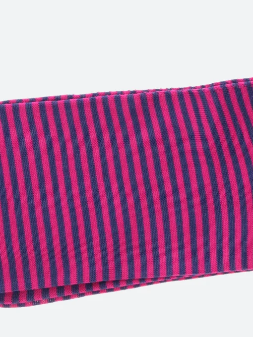 Discount Marcoliani - Palio Stripe Sock in Fuschia Socks