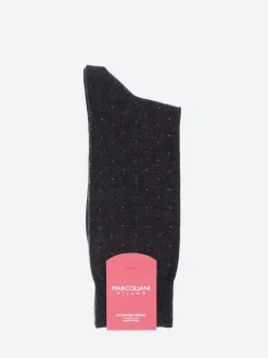 Hot Marcoliani - Pin Sock in Charcoal and Ginger Socks