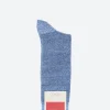 Discount Marcoliani - Piqué Sock in Amalfi Blue Socks