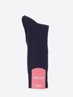 Clearance Marcoliani - Ribbed Dress Sock in Socks