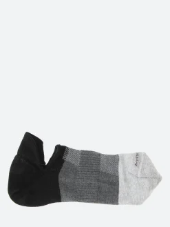 Outlet Marcoliani - Sneaker Color Blocking Socks in Black and Floral Socks