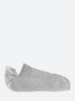 Online Marcoliani - Sneaker Microcushion in Silver Grey Socks