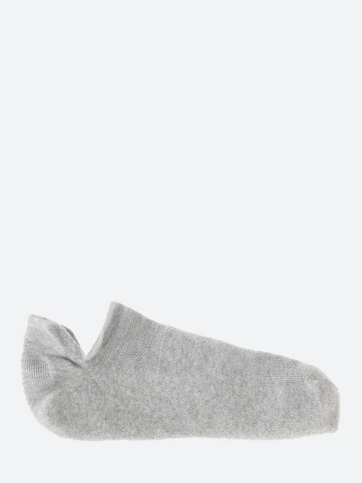 Online Marcoliani - Sneaker Microcushion in Silver Grey Socks