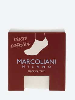 Online Marcoliani - Sneaker Microcushion in White Socks