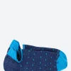 Best Marcoliani - Sneaker Polka Dot Sock in Nautical Marl Socks