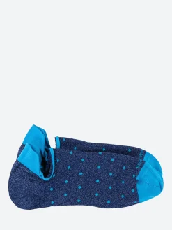 Best Marcoliani - Sneaker Polka Dot Sock in Nautical Marl Socks