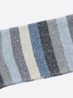 Sale Marcoliani - Tonal Stripe Sock in Blue Mix Socks