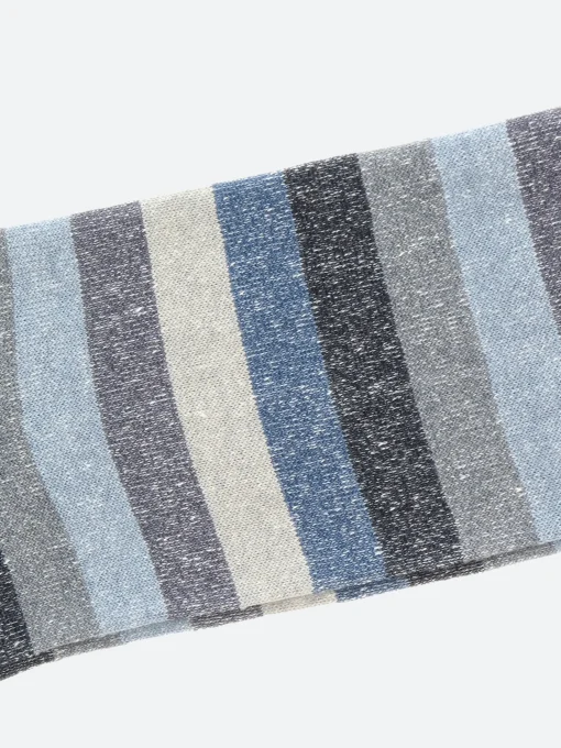 Sale Marcoliani - Tonal Stripe Sock in Blue Mix Socks