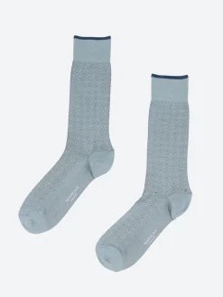 Sale Marcoliani - Varese Pindot Sock in Amalfi Blue Socks