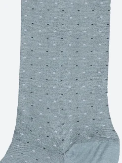 Sale Marcoliani - Varese Pindot Sock in Amalfi Blue Socks