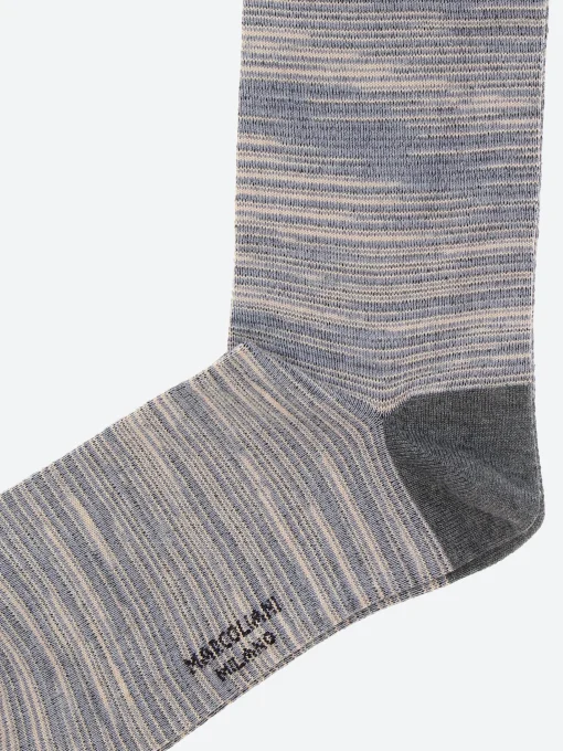 Fashion - Autumn Shade Mid Calf Sock in Fog Grey Socks