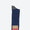 New - Palio Stripe Sock in Royal Blue Socks