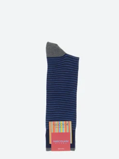 New - Palio Stripe Sock in Royal Blue Socks