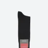 Fashion - Pin Dot Socks in Charcoal/Ginger Socks